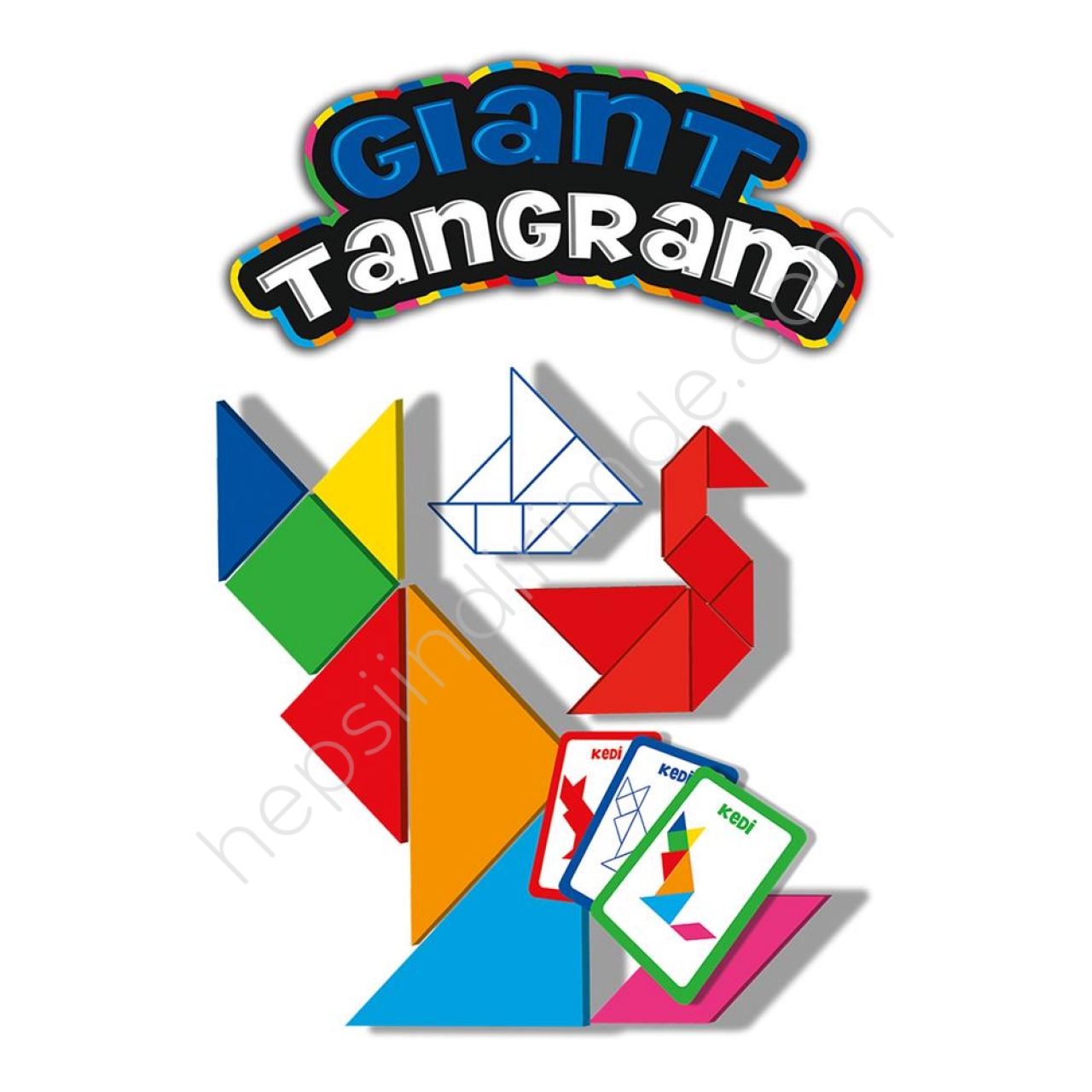 KS Puzzle  Ks Glant Tangram Oyuunu GT239