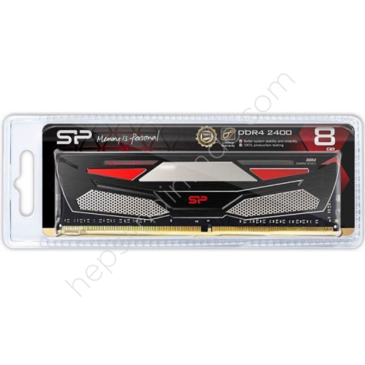 SILICON POWER SP008GBLFU240BS2 8Gb DDR4, 2400Mhz, Soğutuculu GAMING Desktop RAM