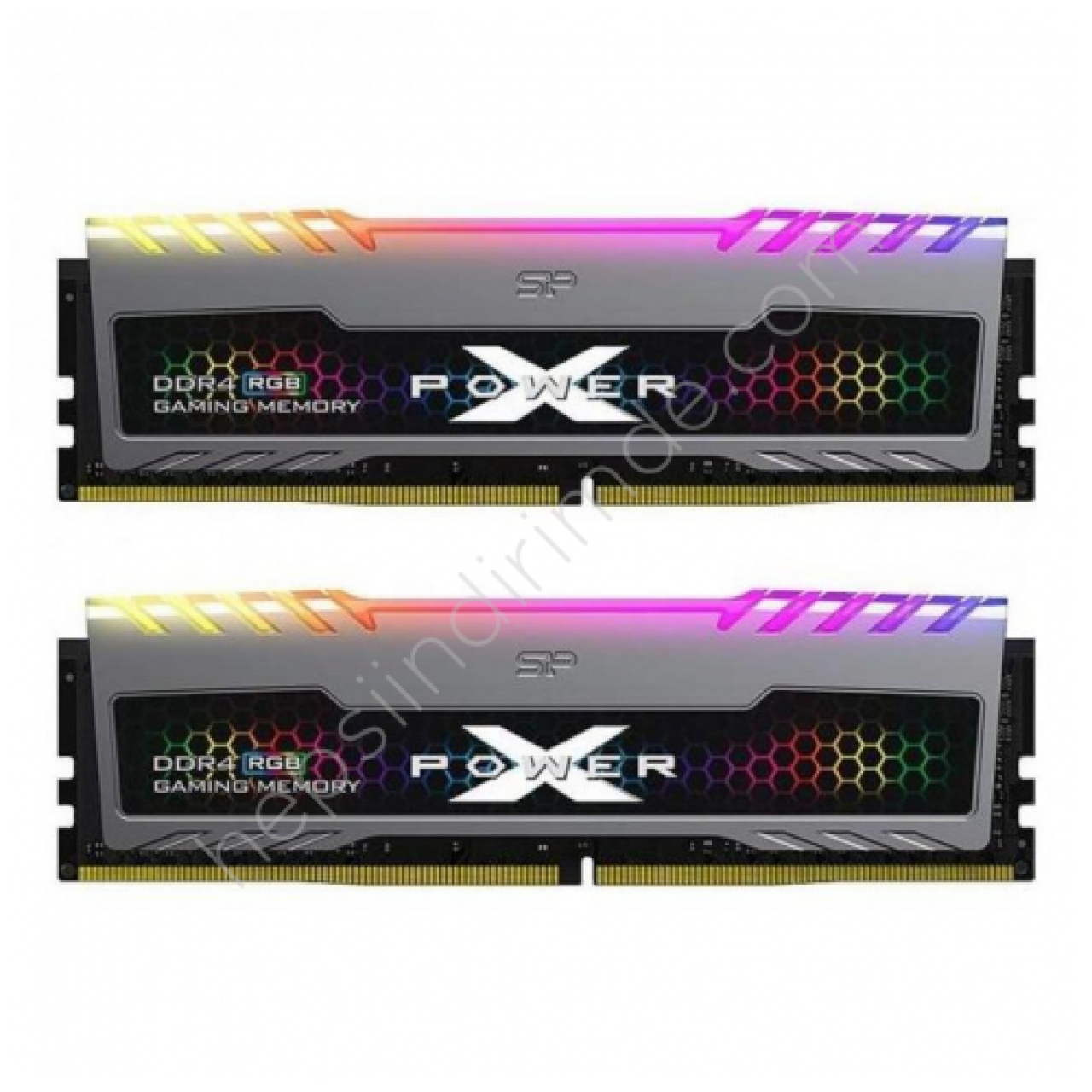 SILICON POWER SP016GXLZU360BDB 16Gb (8Gbx2) DDR4, 3600Mhz, Gaming Turbine, Soğutuculu, Desktop RGB GAMING RAM