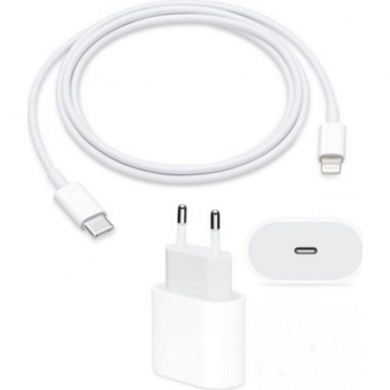 Apple Iphone 20w 12/12 Pro Max  Hızlı Şarj Aleti Seti 20w Adaptör + Usbc Kablo (İthalatçı Firma Garantili)