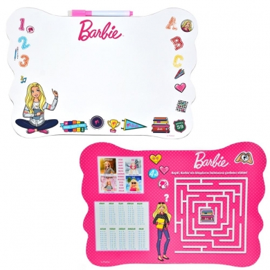 Utku Oyuncak Laço  Orjinal Barbie Çift Taraflı Lisanslı Yazı Tahtası