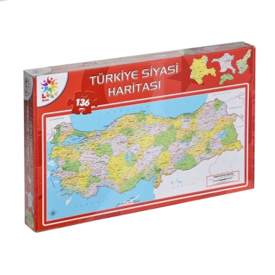 Utku Oyuncak Laço  Türkiye Siyasi Haritası Puzzle