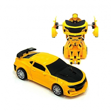 Can Oyuncak  Transformes Robota Dönüşen Araba Sarı
