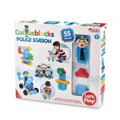 Fen Toys  Kaktüs Blok Polis (55 Parça)