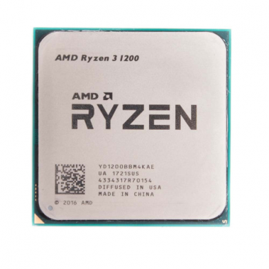 AMD RYZEN 3 1200 4 Core, 3,10-3,40GHz 65W FANSIZ AM4 Kutusuz TRAY
