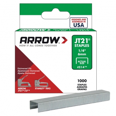 Arrow AR214 6mm 1000 Adet Profesyonel Zımba Teli