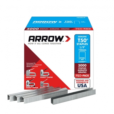 Arrow AR5081P 12mm 5000 Adet Profesyonel Zımba Teli
