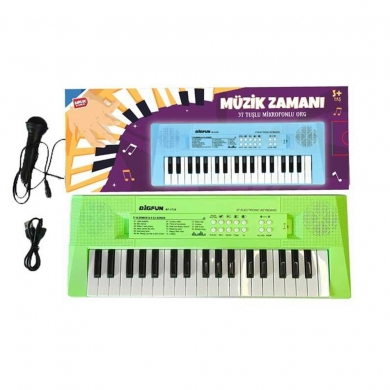 Birlik Toys  37 Tuş Soft Renkler Mikrofonlu Piano Keyboard