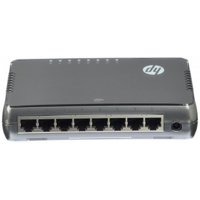 HP JH408A 1405-8G, 8Port, GigaBit, Yönetilemez, Masaüstü Switch