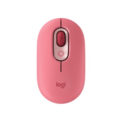 LOGITECH Pop Mouse Emoji Tuşlu RP (Pembe) (910-006548)